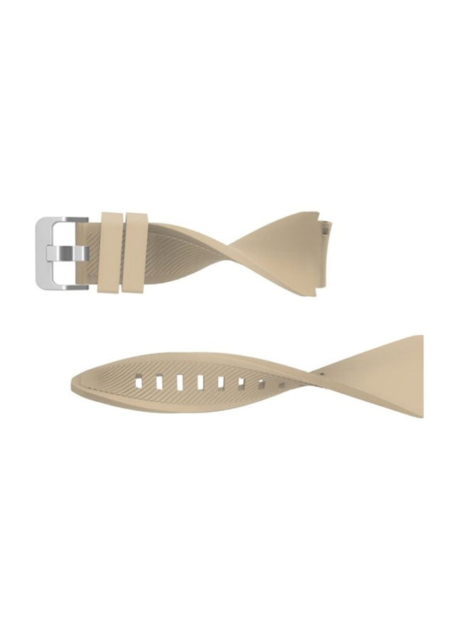 MARGOUN Replacement Rubber Band For Samsung Gear S3 Beige - Image 3