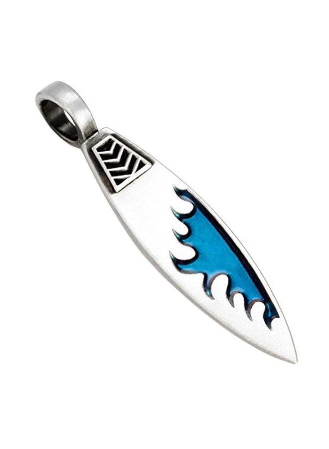Bico Silver Plated Aqua Pendant - Image 1