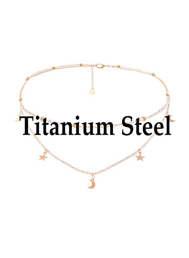 BaubleStar Rose Gold Plated Charm Layered Necklace - Image 3