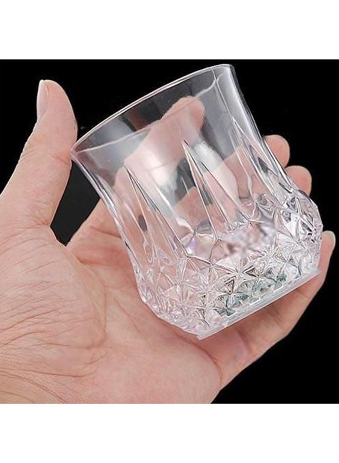 كوب مزود بإضاءة LED شفاف 8.5x7.3سم - Image 2