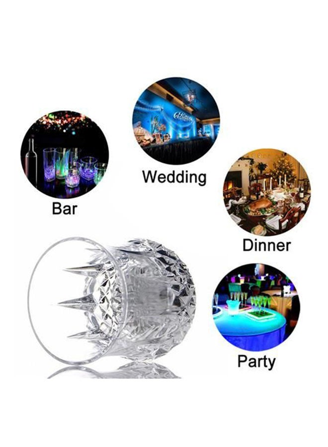 كوب مزود بإضاءة LED شفاف 8.5x7.3سم - Image 3