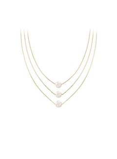 ROSS-SIMONS 925 Sterling Silver Pearl Studded Multi-Strand Necklace  - Image 1