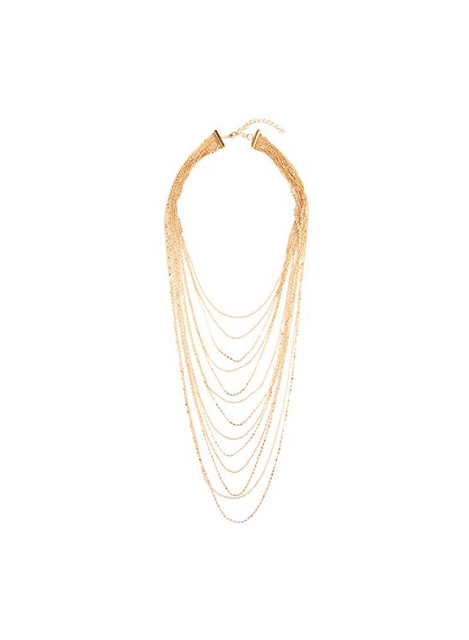 MYS كوليكشن عقد متعدد الضفائر وبأخرام مزركشة من النحاس - Image 1