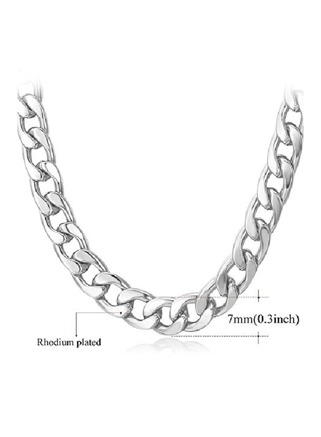 Platinum Plated Street Hip Hop Chain Necklace - Image 2