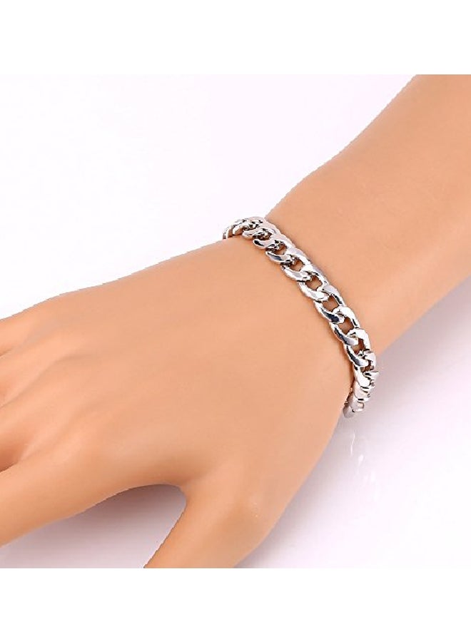 U7 Gold Platinum Plated Chain Necklace With Bracelet Set  - Image 3