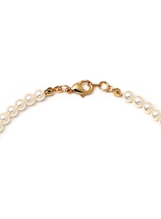 Gold Plated Pearl Embellished Choker Necklace - v1552046256/N21639009A_3