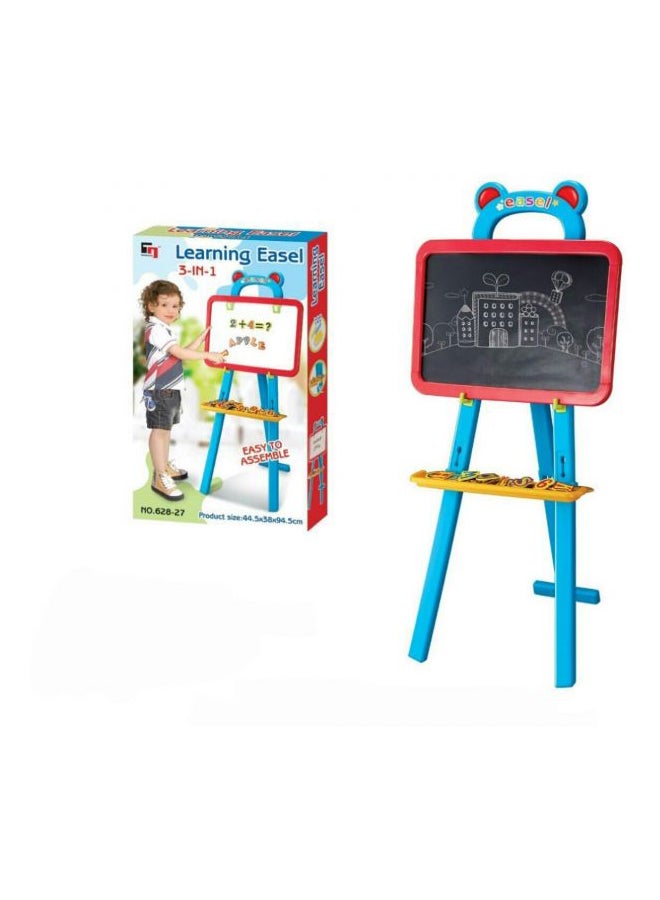 Generic 3-In-1 Learning Easel Board 628-27 Black/Yellow/Blue  - Image 2
