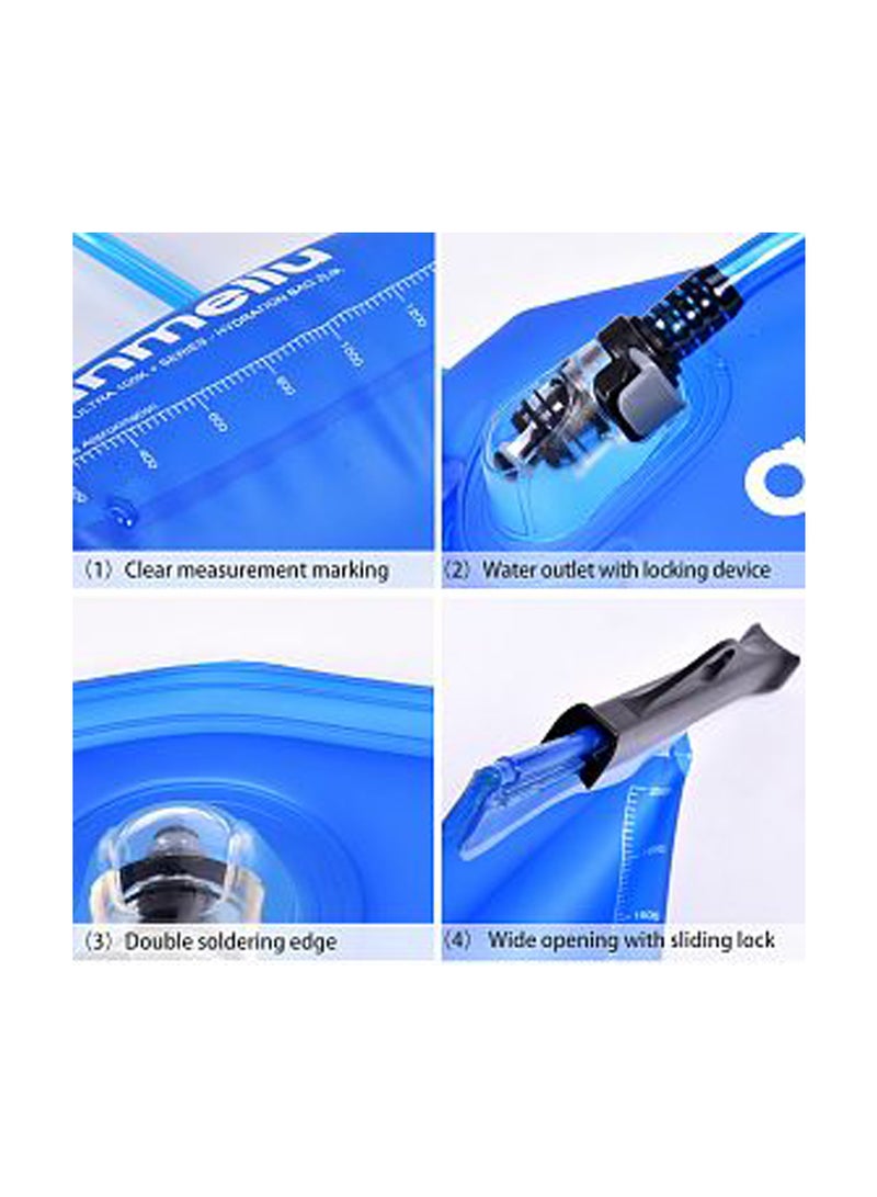 ANMEILU Hydration Bladder Water Reservoir Bag 2L 2Liters  - Image 3