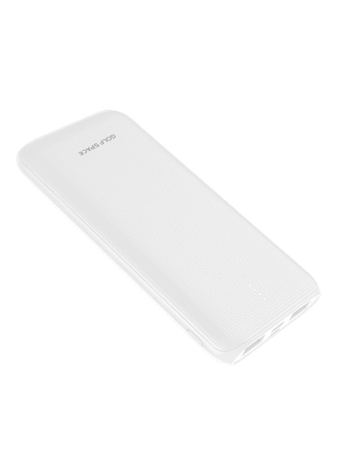 GOLF SPACE 10000.0 mAh Type-C Power Bank White 