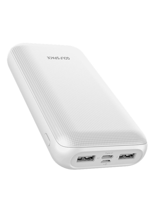 GOLF SPACE 20000.0 mAh Type-C Power Bank White 