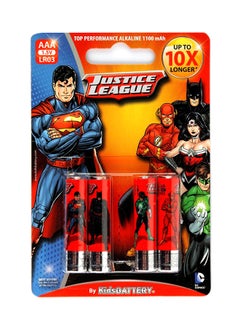 Justice League Printed Alkaline Battery LR03 
