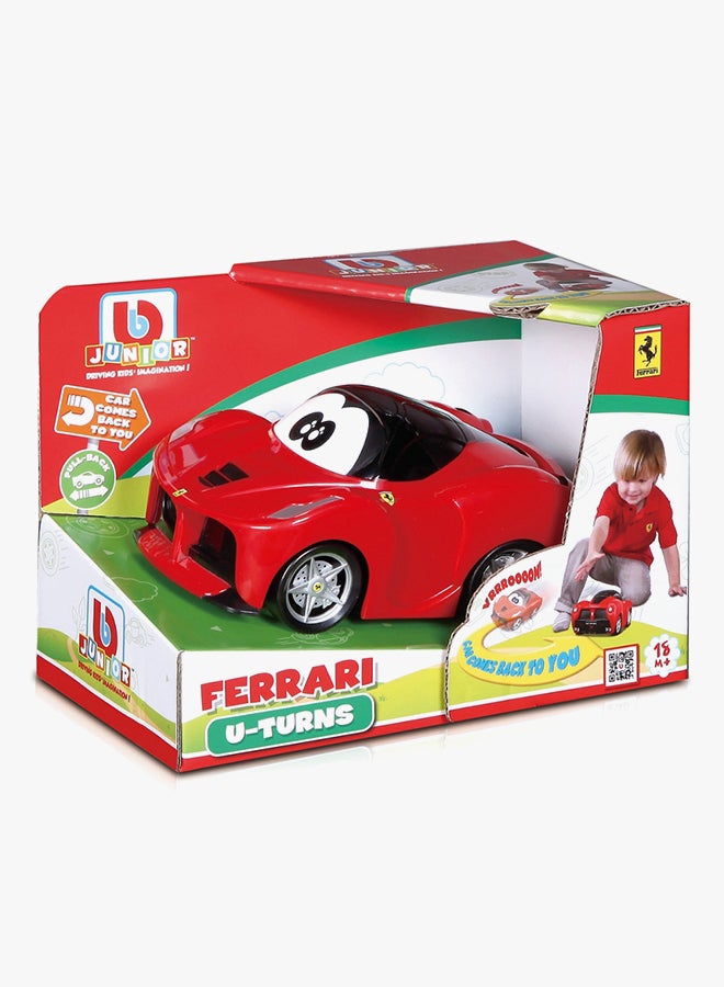 BB Junior - Ferrari - U-Turns Laferrari Pull Toy Car - Image 1