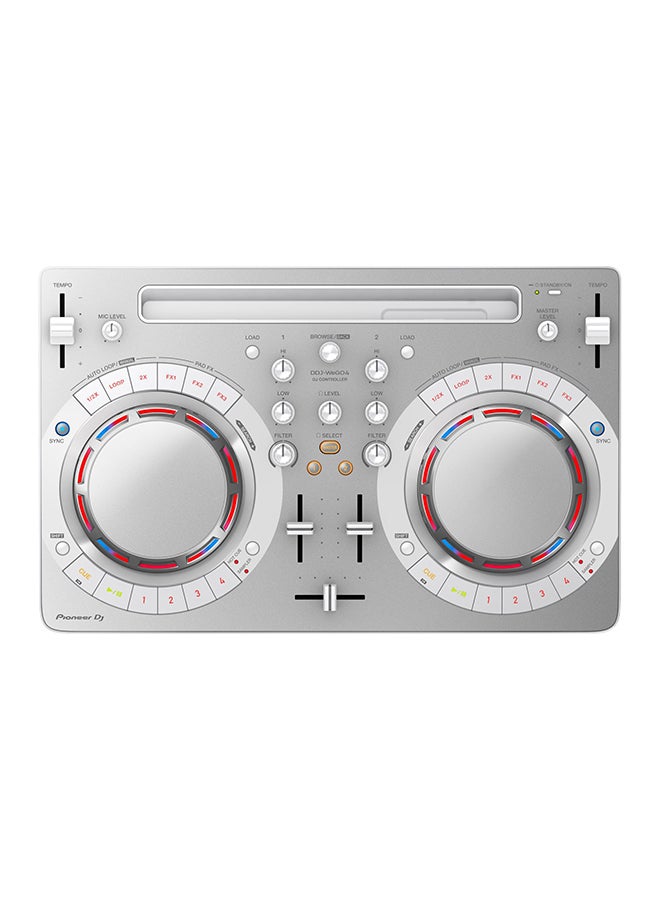 Compact DJ Software Controller DDJ-Wego 4 DDJ-Wego 4 White White