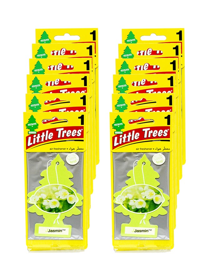 LITTLE TREES 12-Piece Card Air Freshener - Jasmine 