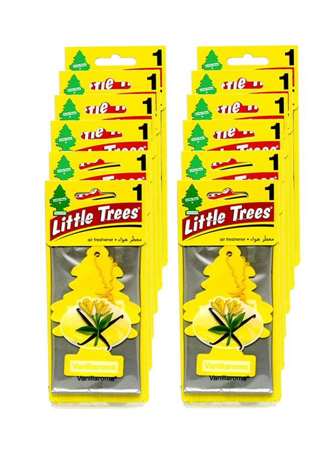LITTLE TREES - 12-Piece Card Air Freshener - Vanillaroma - Image 1