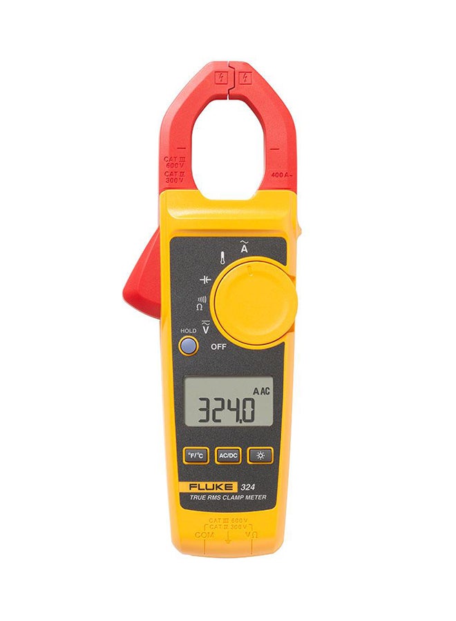FLUKE 324 True RMS Clamp Meter Yellow/Red/Black 