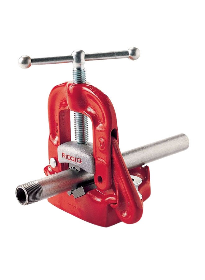 RIDGID - Multipurpose Bench Yoke Vise Red/Silver - Image 1