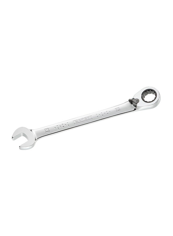 EXPERT Ratchet Combination Wrench, E113306, 14mm Silver 