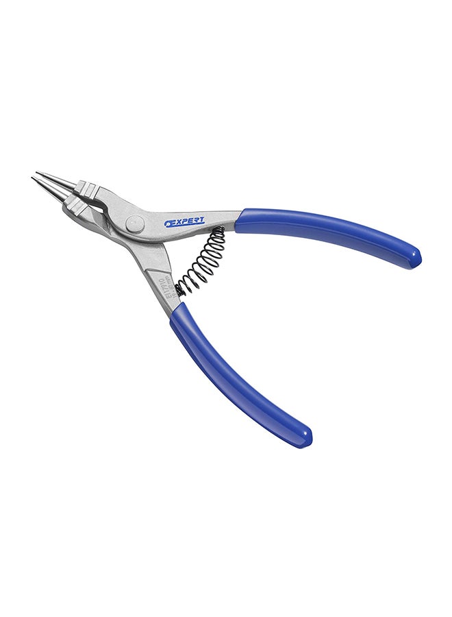 EXPERT Straight Outside Nose Circlip Plier, E117910, 180mm Blue/Silver 