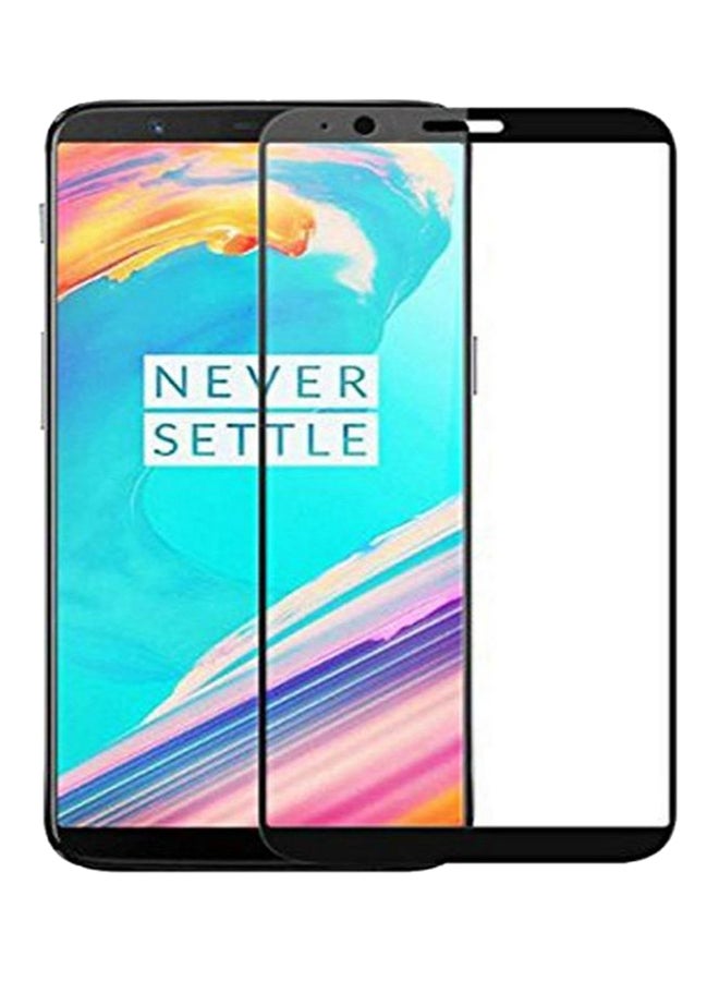 LNKOO Tempered Glass Screen Protector For Oneplus 5T Black - Image 1