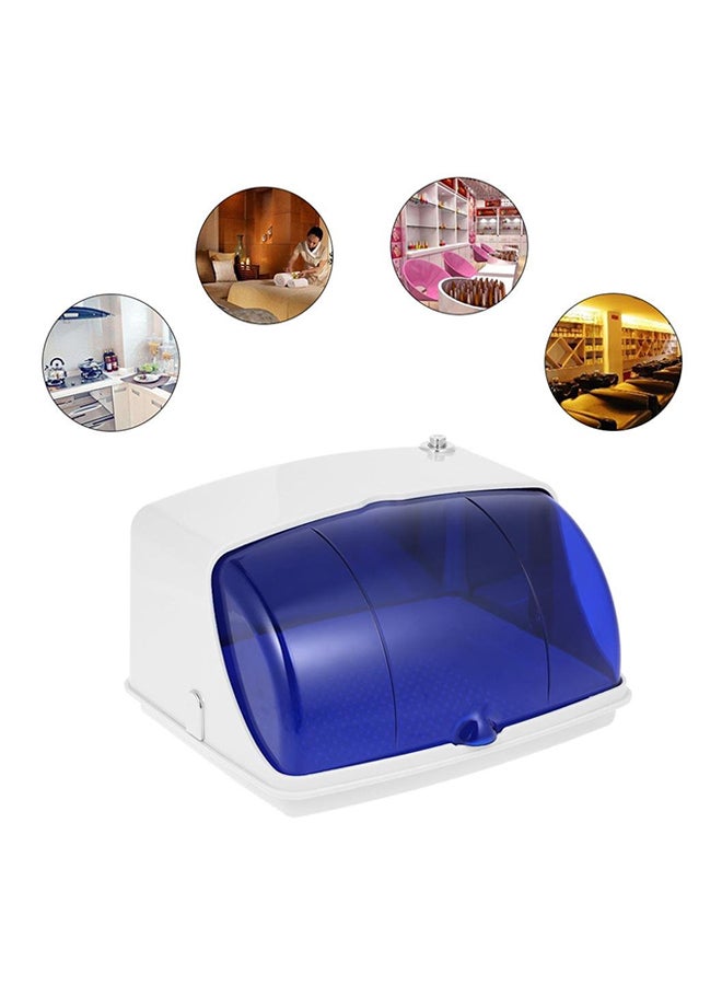 Multifunctional UV Sterilizer Cabinet White/Blue - Image 1
