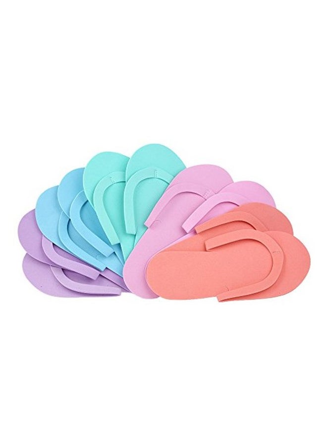 5-Pair Disposable Slippers Multicolour 10.2inch - Image 1