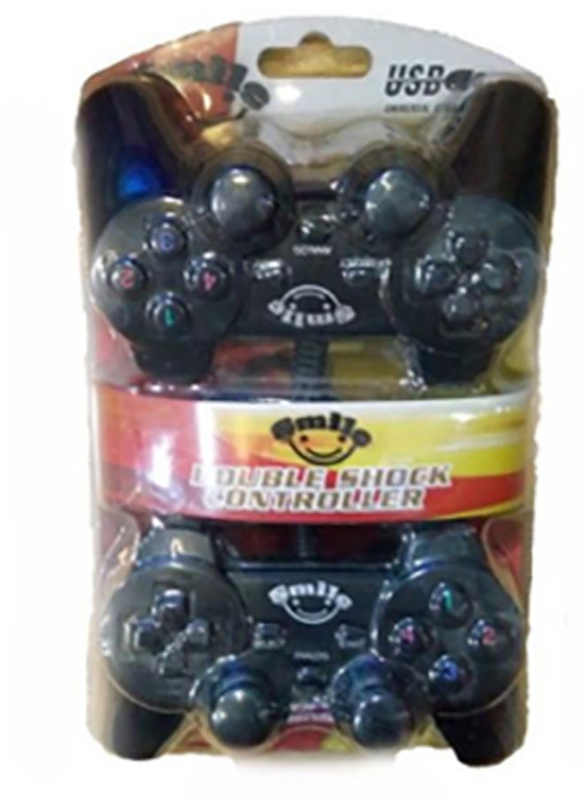 Twin Double Shock Gamepad USB Controller - Image 2