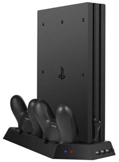 Wired Vertical Stand With Cooling Fan For PlayStation 4 (PS4) Pro