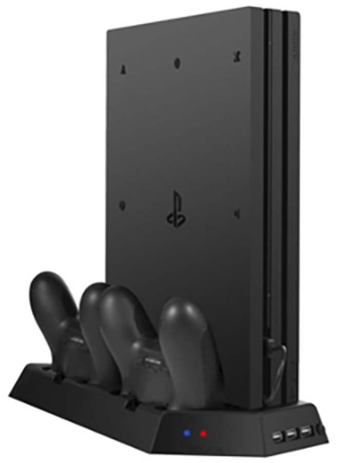 Generic - Wired Vertical Stand With Cooling Fan For PlayStation 4 (PS4) Pro - Image 1