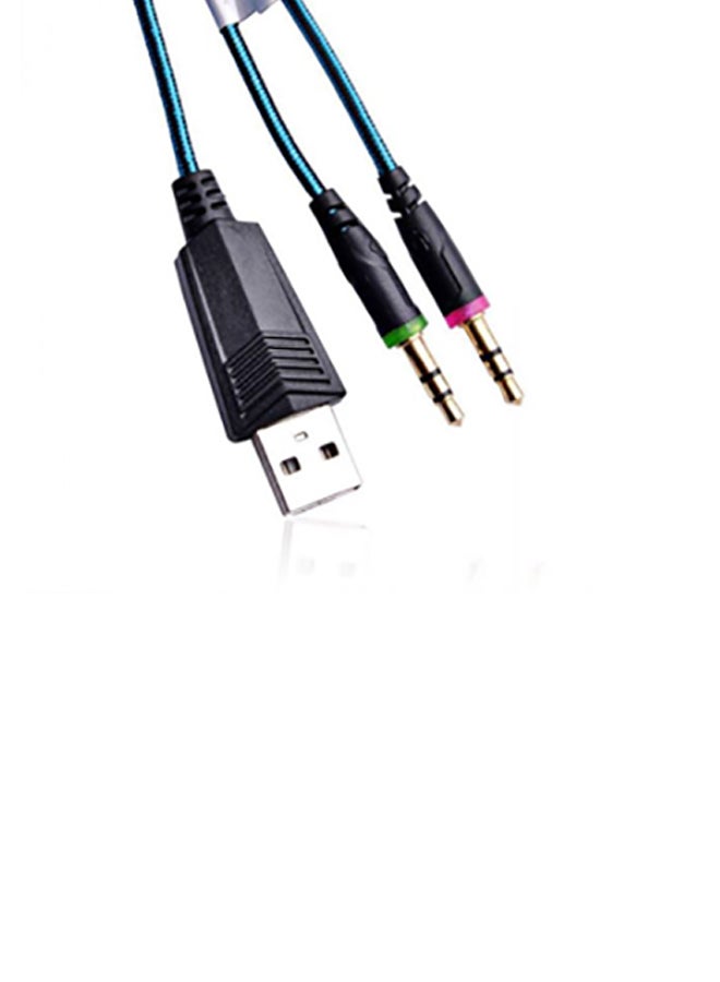 KOTION EACH Over-Ear Stereo Gaming Wired Headset With Microphone And LED Light For PS4/PS5/XOne/XSeries/NSwitch/PC - Image 3