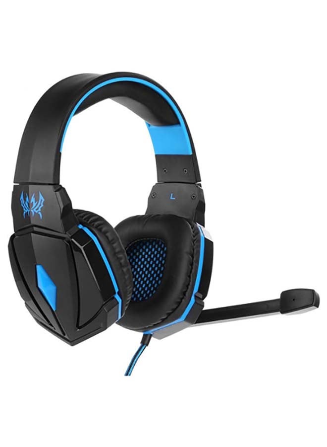KOTION EACH - Over-Ear Pro Gaming Stereo Headset With Microphone Blue/Black - Image 1