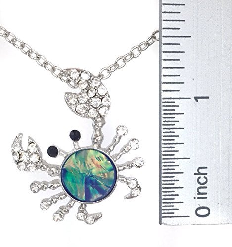Gypsy Jewels Brass  Foil Crab Pendant Necklace  - Image 1