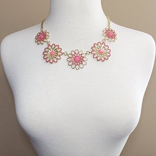 Gypsy Jewels Alloy  Daisy Outline Flower Cluster Jewellery Set  - Image 1