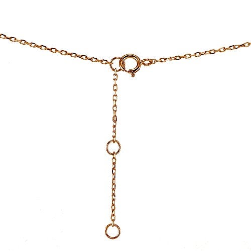 Hoops & Loops - Sterling Silver  Zircon Solitaire Tiny Pendant Necklace - Image 1