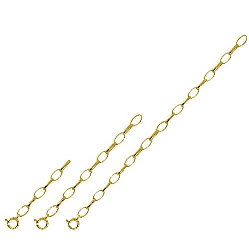 Hoops & Loops - Sterling Silver  Oval Link Chain Necklace - Image 1