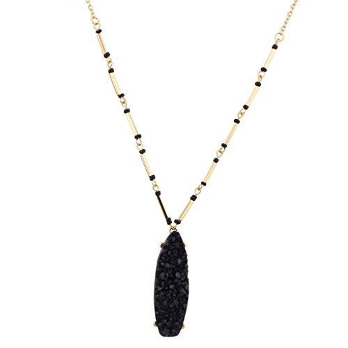 Lux Accessories - Brass  Dragon Pendant Necklace - Image 1