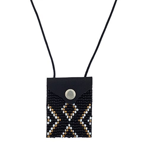 Lux Accessories Brass Party Pouch Pendant Necklace  - Image 3