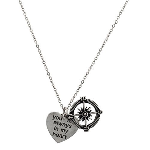 Lux Accessories Brass  You are Always in My Heart Pendant Necklace  - Image 3