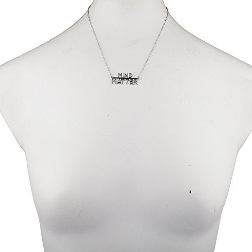 Lux Accessories Brass  Mind Over Matter Pendant Necklace - Image 1