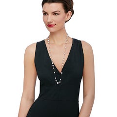 ROSS-SIMONS Sterling Silver  Pearl Cultured Charm Necklace  - Image 1