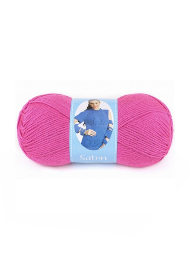 Nako Saten Hand Knitting Yarn Summer Pink No.3658 100grams