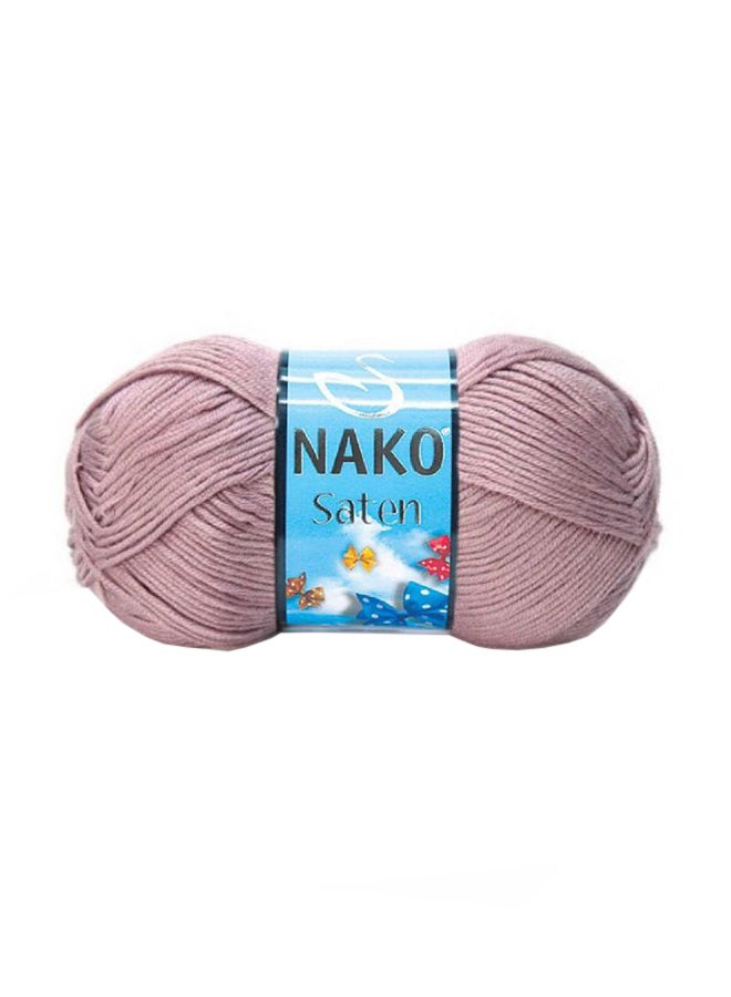 Nako Saten Hand Knitting Yarn Autumn Rose No.2478 100grams