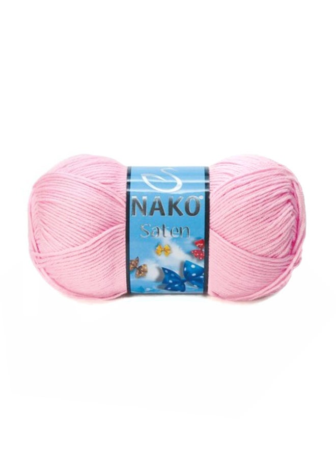 Nako Saten Hand Knitting Yarn Light Pink No.2197 100grams