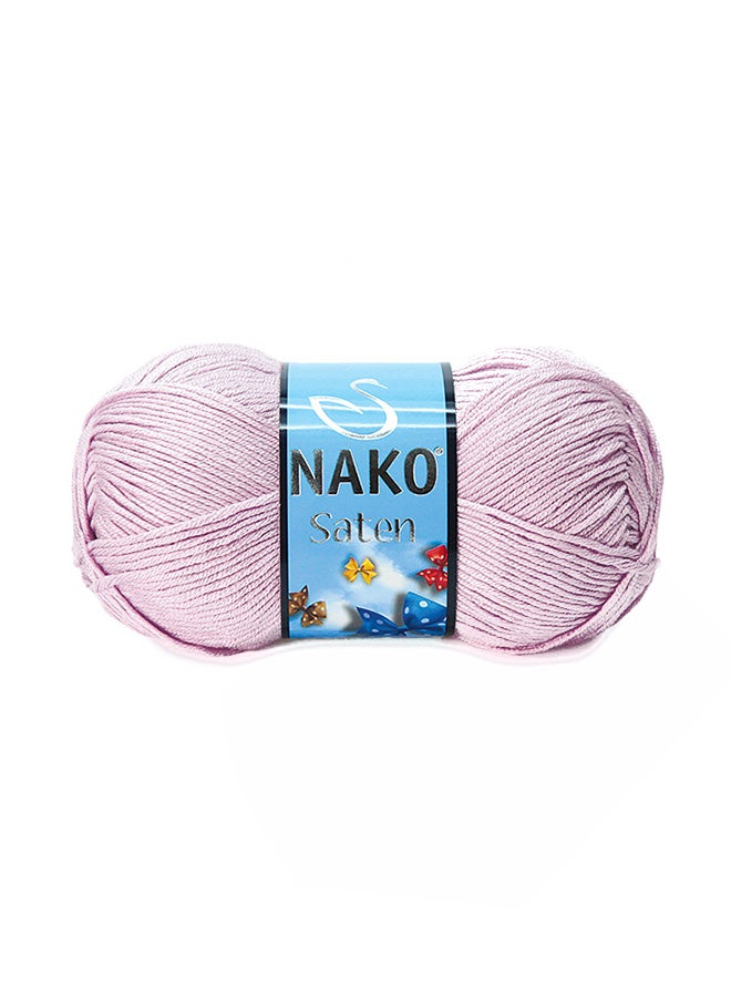 Saten Hand Knitting Yarn Romantic Pink No.5117 100grams - v1552130761/N21799634A_1