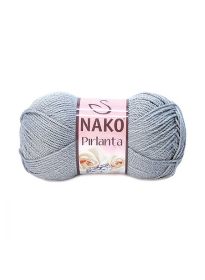 Nako Pirlanta Hand Knitting Yarn Light Grey No.130 100grams