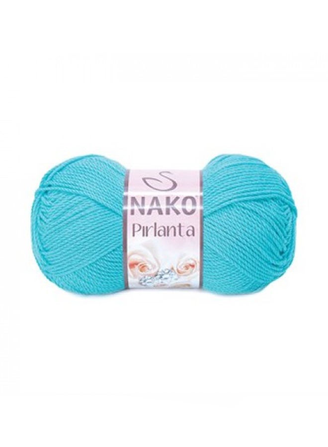 Nako Pirlanta Hand Knitting Yarn Turquoise No.107 100grams