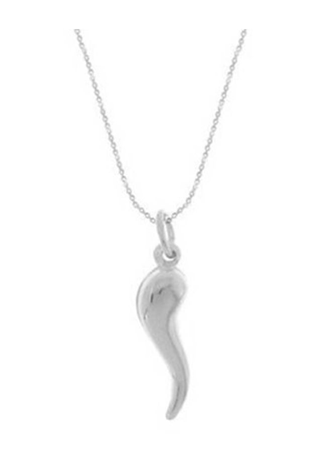 BLING JEWELRY 925 Sterling Silver Italian Horn Pendant - Image 2
