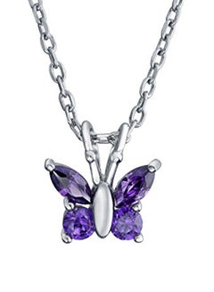 Butterfly Tiny Pendant With Cubic Zirconia