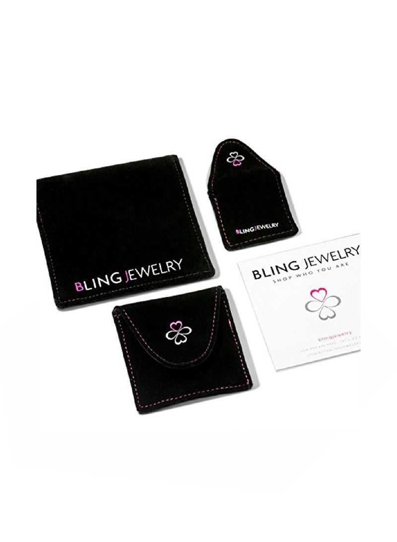 بلينج جولري قلادة سلسلة حبل موصول من الفضة الاسترليني عيار 925 مطلية بالذهب الإيطالي - Image 2