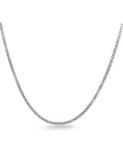 BLING JEWELRY Sterling Silver Italy Coreana Chain Necklace  - Image 1